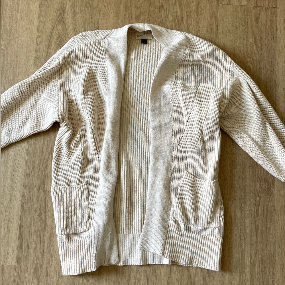 Cream cardigan